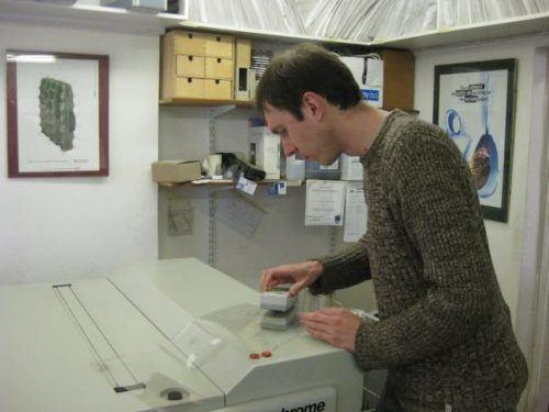 Measuring tint on printing film in pre-press